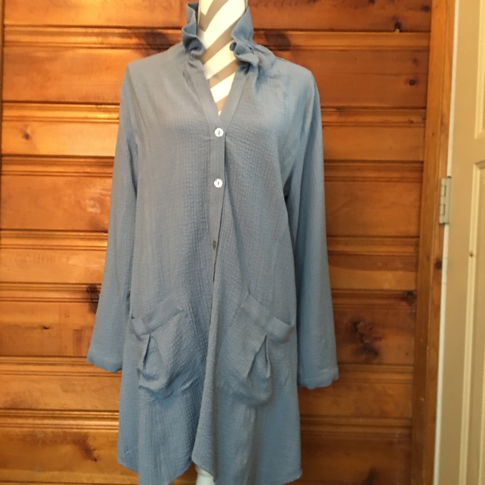 Soft surroundings crinkled cardigan
